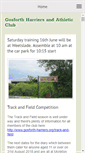 Mobile Screenshot of gosforth-harriers.org