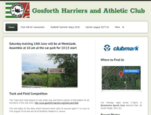 Tablet Screenshot of gosforth-harriers.org